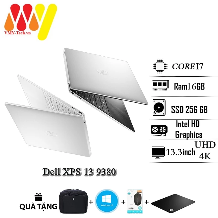 Dell XPS 9380, Laptop Dell 9380 Core i7-8565U/8GB/SSD 512GB/13.3inch Full HD, laptop cấu hình cao