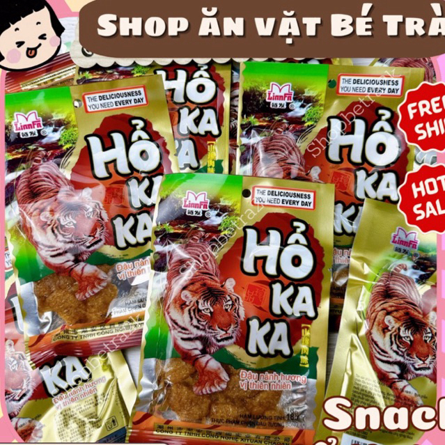 Thịt hổ kaka, snack miếng cay hổ kaka ăn vặt tuổi thơ, đồ ăn vặt 1k ...