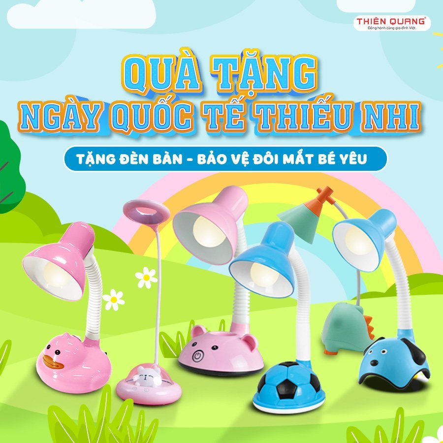 Đèn bàn chống cận cắm bút đa năng