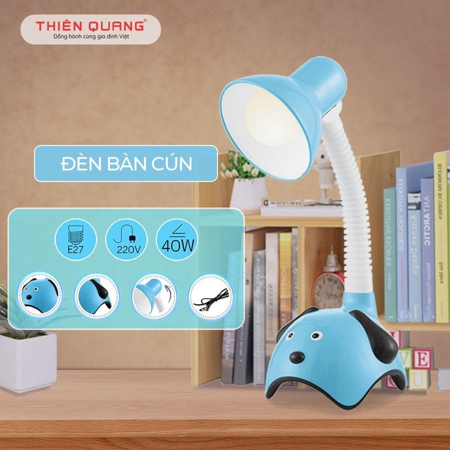 Đèn bàn học sinh chống cận hình cún sáng tạo, tiết kiệm điện