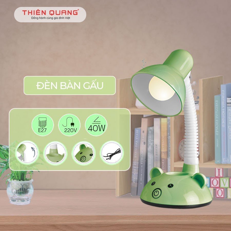 Đèn bàn chống cận hình gấu dễ thương dành cho học sinh TQ-985