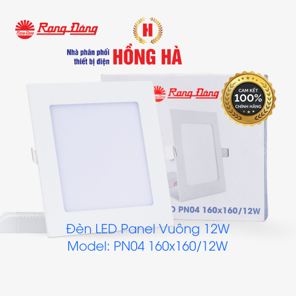 [RẠNG ĐÔNG] Đèn LED Panel Vuông 12W Model: PN04 160x160/12W. 110x110/9W ...