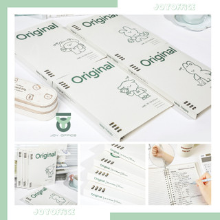 SỔ CÒNG SẮT 120 TRANG BINDER ORIGINAL A5/B5 GIẤY KẼ NGANG/ Ô VUÔNG [JOY OFFICE]
