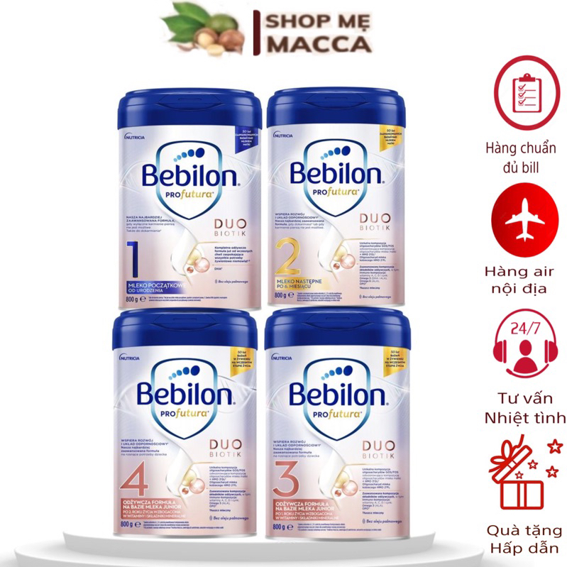 Combo Sữa BEBILON 800g số 1,2,3,4 (hàng air chính hãng) | Shopee Việt Nam
