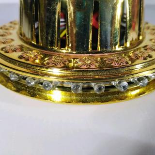 1 cây đèn sen xoay dĩa 1 có LED nhiều màu, chất liệu nhựa xi trang trí bàn thờ Decor Decor Phòng