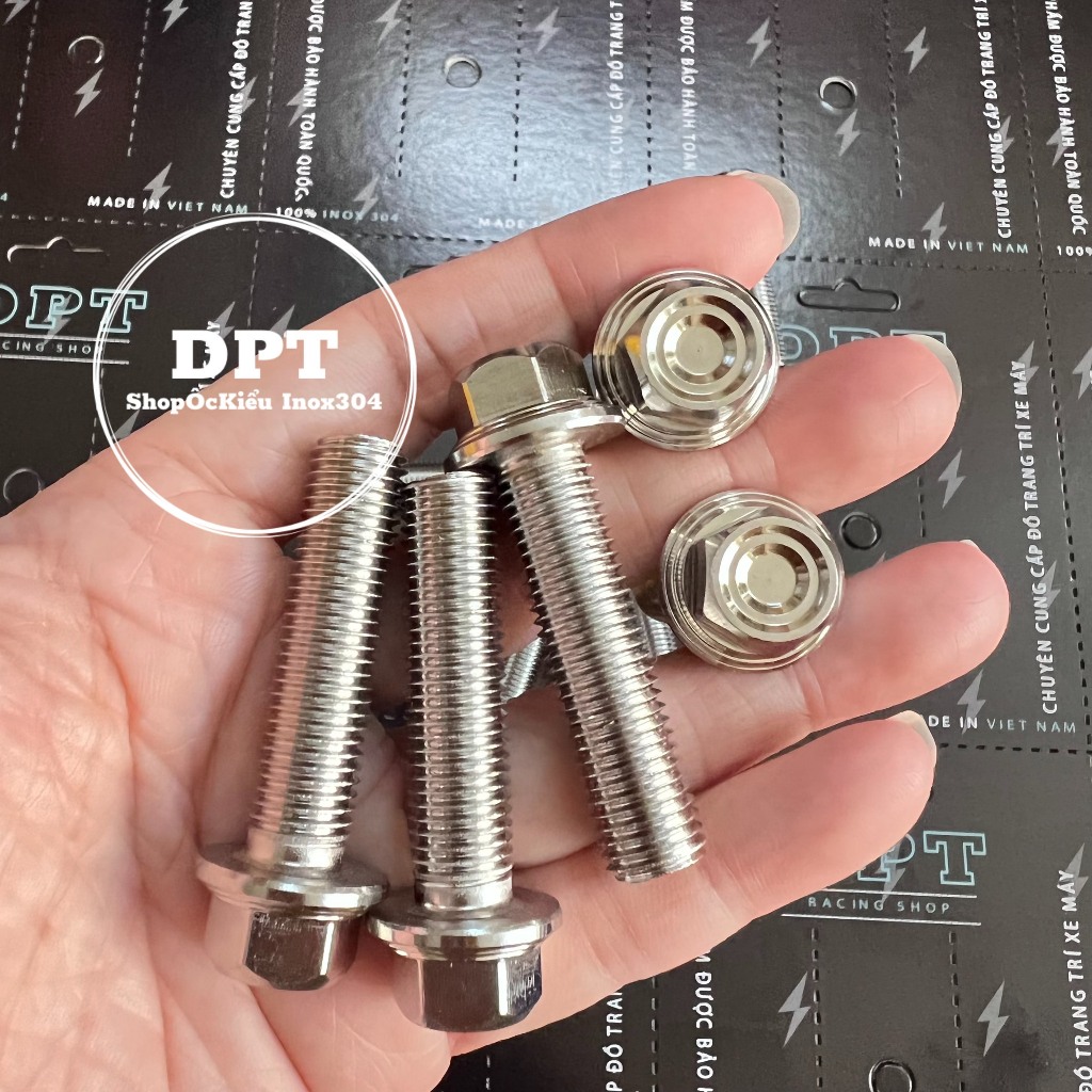 [HÌNH THẬT] Ốc 10li mẫu THÁI V2 Inox 304 đủ size 10li23-10li30-10li40 ...