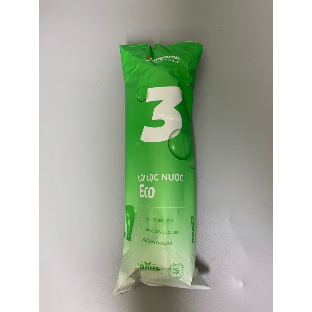 Lõi Lọc Thô Số 3 Kangaroo PP 1 Micron Mẫu Mới ECO Chính Hãng Dành Cho Máy Lọc Nước RO