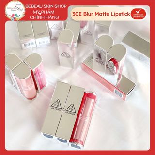 Son Thỏi 3CE Blur Matte Lipstick Mịn Lì Nhẹ Môi Lâu Trôi Nhập Khẩu Chính Hãng - Bebeau