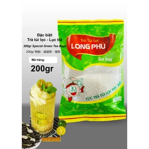 LỤC TRÀ Túi Lọc LONG PHÚ Gói 200gr (20gr * 10 túi) - Nguyên Liệu Trà Trái Cây, Nước Trà, Chè, Tea Bag