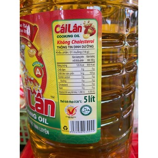 [Can 5L] Dầu thực vật tinh luyện Cái Lân - Dầu ăn Cái Lân
