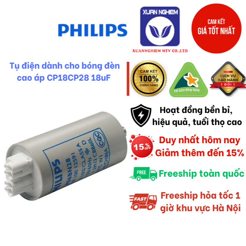 Tụ đèn cao áp Philips CP18CP28 | Shopee Việt Nam