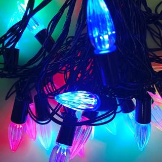 Dây Đèn Chớp Kiểu 10m 50 Bóng Led Dùng Trang Trí Sân Vươn