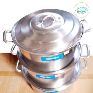 [Kho sỈ] Nồi nắp mô (nồi húp) nhôm phù hợp làm nồi luộc gà vịt, nồi nấu quán ăn, nấu được nhiều hơn.