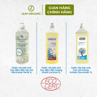 Nước rửa bát sinh học đậm đặc hương chanh Lerutan 1L