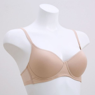 Áo lót nữ trơn không gọng không viền Gunze EB6215N hàng nội địa Nhật chính hãng