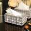 Hộp đựng giấy ăn đính đá bằng pha lê sang trọng -