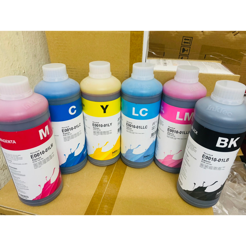 Mực inktec 1 lít dùng cho máy in Canon ix6770,ix6860,ix6870G1010, G2010 ...