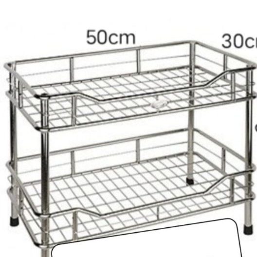 KỆ CHÉN INOX SUS 201 , KỆ CHÉN 2 TẦNG 30x50 | Shopee Việt Nam
