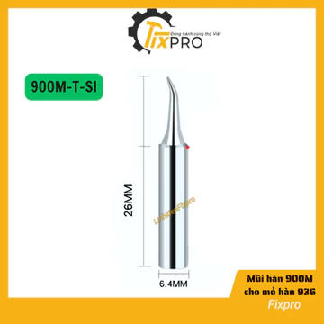 Mũi hàn 900M Mũi hàn cong Mũi hàn nhọn cong cho mỏ hàn 936 Đầu hàn nhọn cong 900M-T-SI cho mỏ hàn 936, 936A..