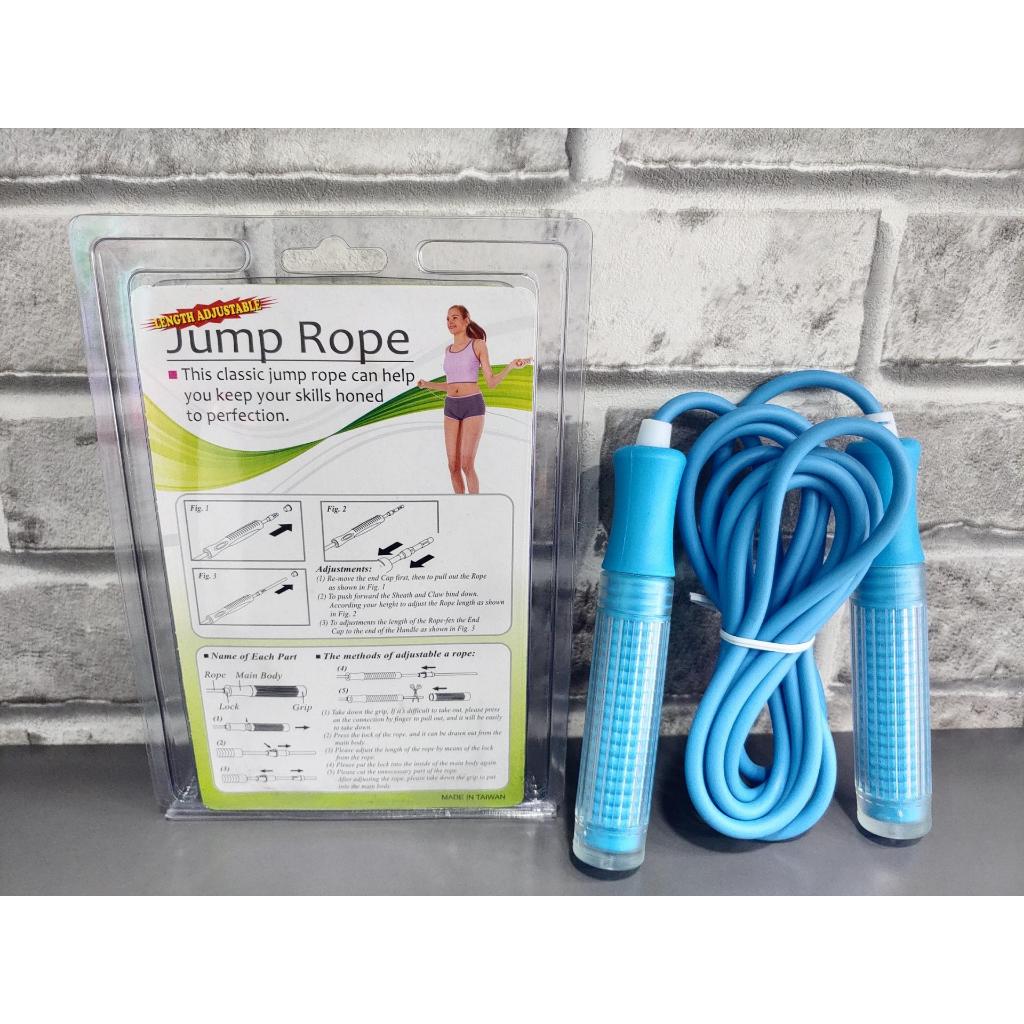 Dây Nhảy Thể Thao Jump Rope Đài Loan Chất Liệu Cao Su, Tay Cầm Bọc Nhựa PVC Tăng Độ Bám Tay Khi Nhảy
