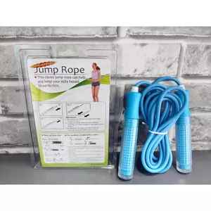 Dây Nhảy Thể Thao Jump Rope Đài Loan Chất Liệu Cao Su, Tay Cầm Bọc Nhựa PVC Tăng Độ Bám Tay Khi Nhảy