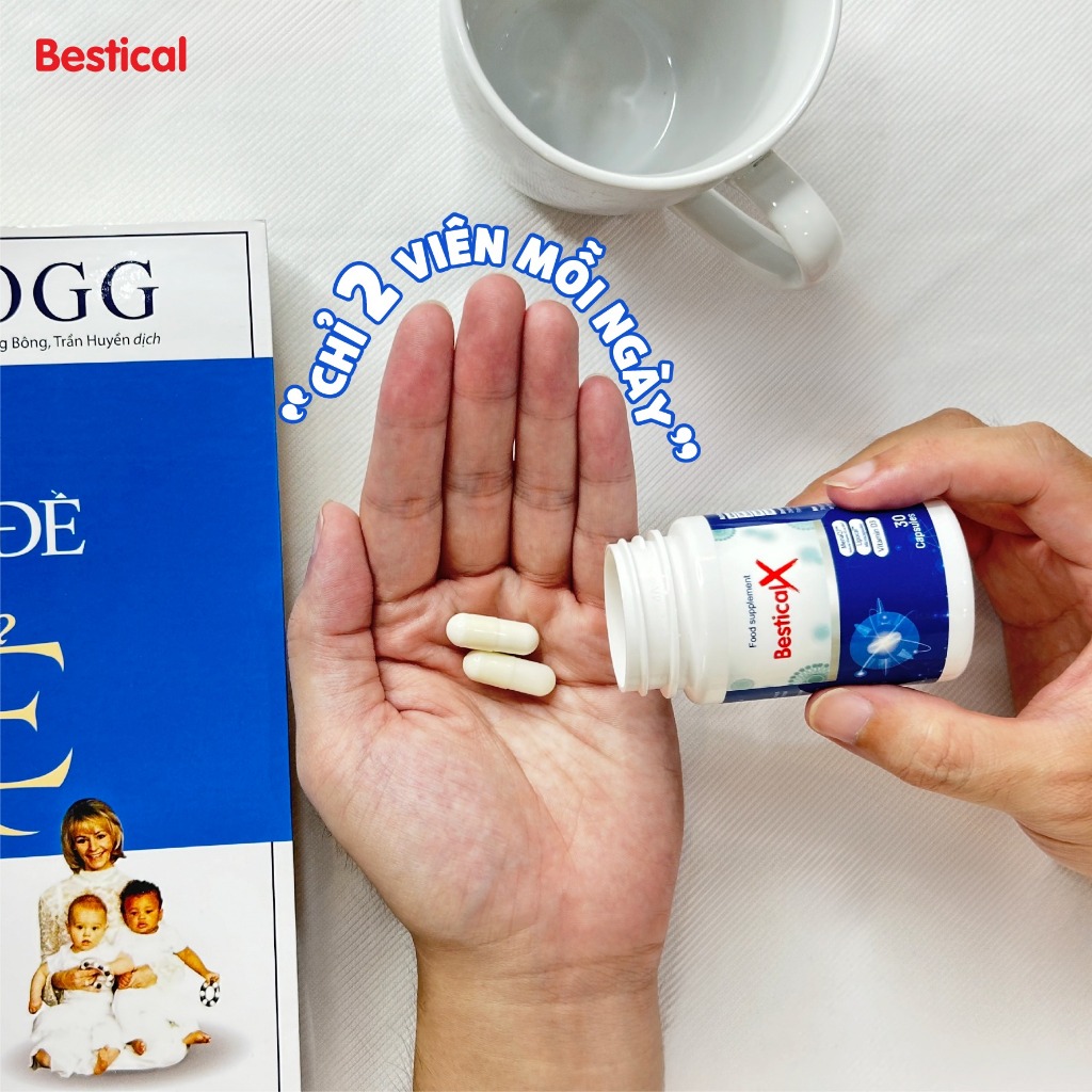 Mua 2 tặng 2 Bestical X canxi sinh học cho mẹ bầu dễ hấp thu với hàm lượng canxi cao nhanh chóng và hiệu quả