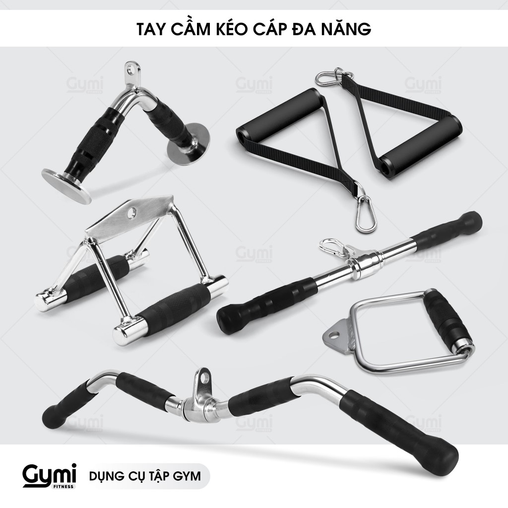 Tay Cầm Kéo Cáp Tập Gym Nhiều Loại Đa Chức Năng - TayCamKeoCap