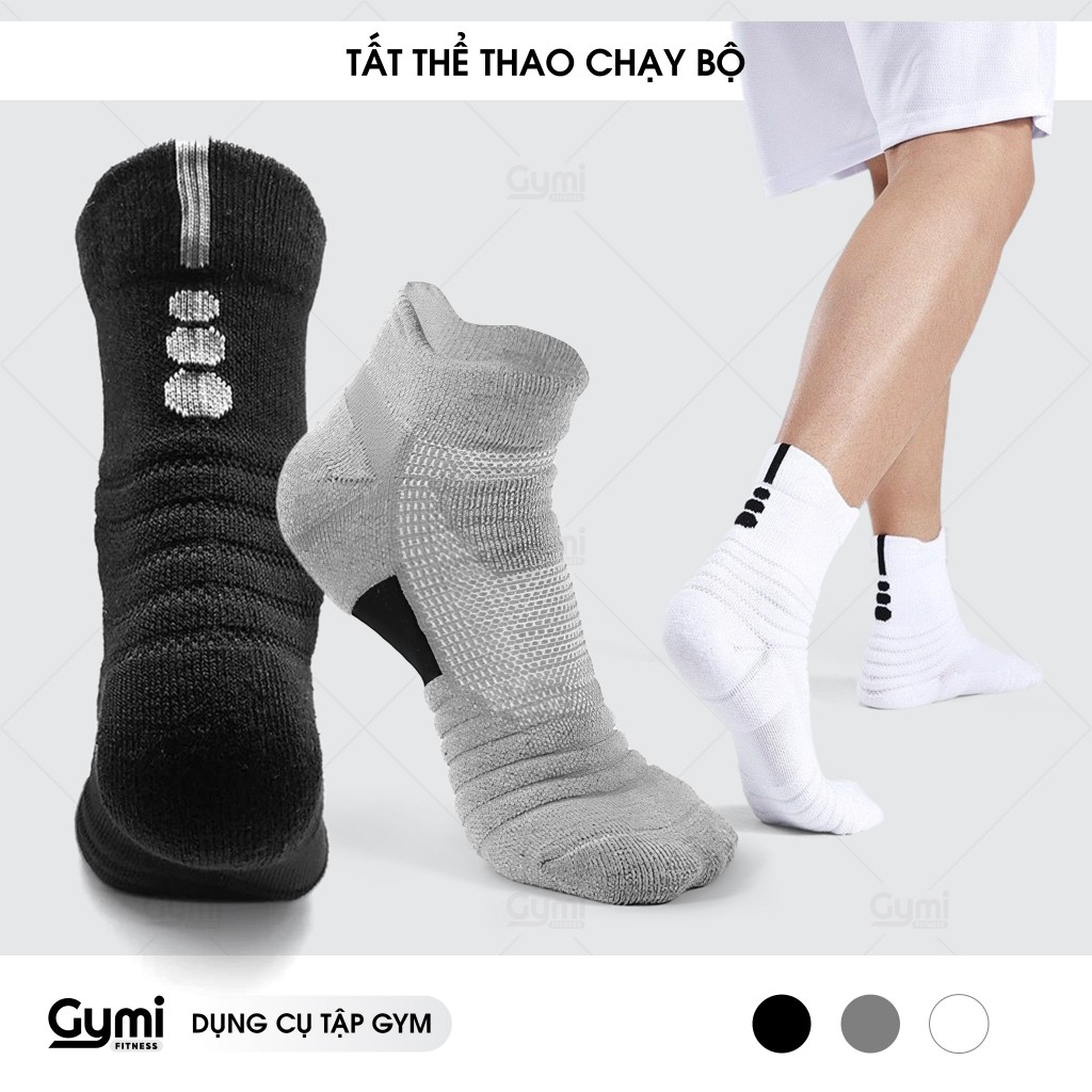 Vớ Thể Thao Đế Dày Cho Nam - Chạy Bộ, Bóng Rổ, Bóng Đá, Đạp Xe - Vo-ChayBo