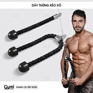 Dây Thừng Kéo Xô Tập Cơ- Tay Kéo Tập Cơ Xô, Cơ Bụng - DayThungKeoXo