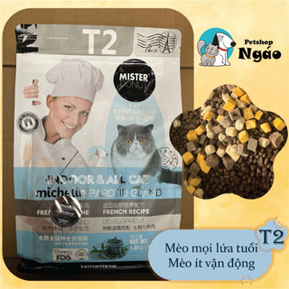 MISTER DONUT T1 - T2 : Thức ăn hạt cao cấp có Topping cho Mèo __