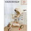 Xe đẩy đảo chiều Vinng Q11 tích hợp quạt gió thông minh, mái che chống tia UV