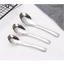 Thìa Cán Ngắn Inox 304 Loại Dày Đẹp Muỗng Cơm Súp Cháo Phở 3 Cỡ Lớn Trung Nhỏ