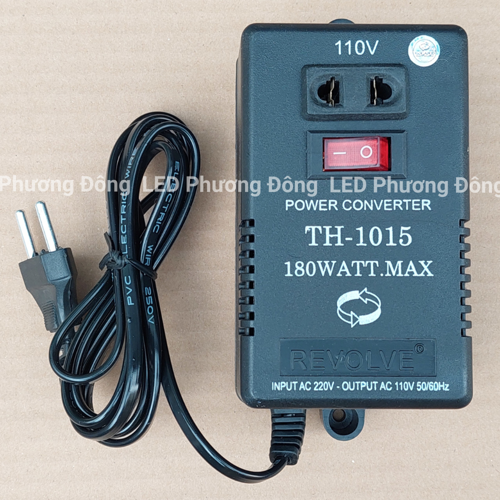 Bộ chuyển đổi nguồn biến áp biến đổi điện 220V sang 110V 100V 180W