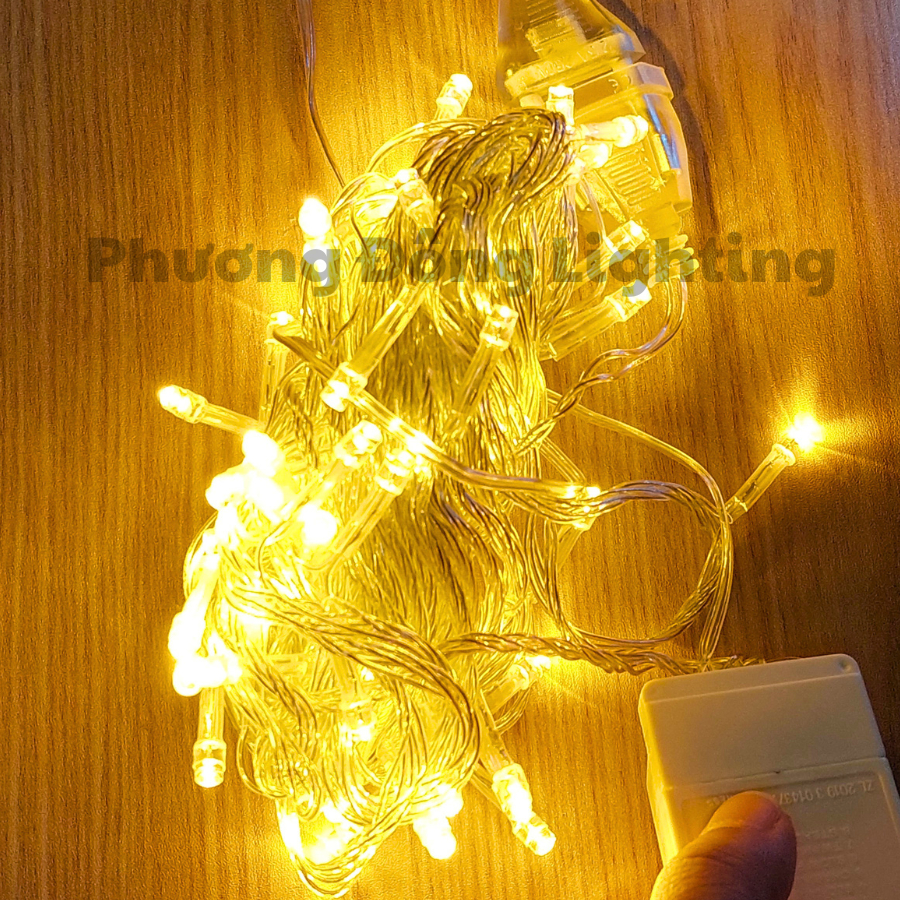Dây Đèn LED CHỚP 8M - 70 Bóng DÂY TRONG SUỐT Trang trí Noel