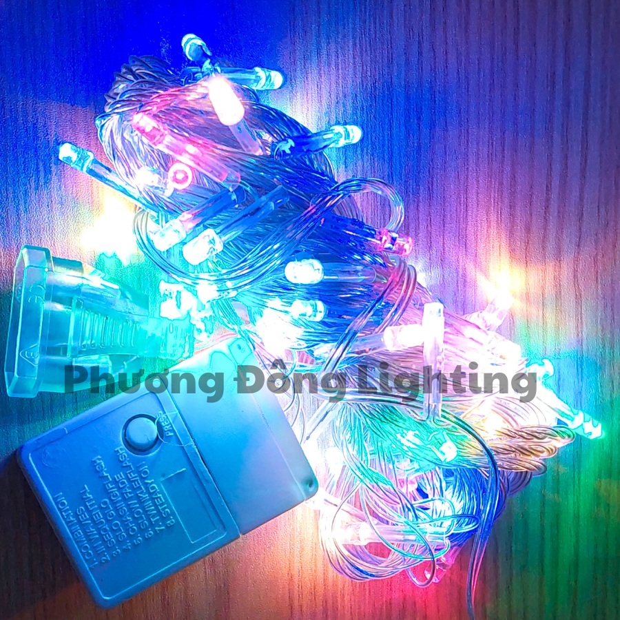 Dây Đèn LED CHỚP 8M - 70 Bóng DÂY TRONG SUỐT Trang trí Noel