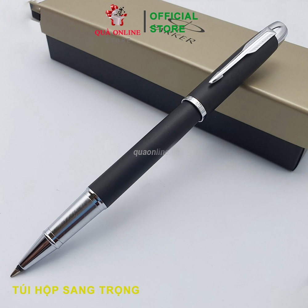 BÚT PARKER KHẮC TÊN CAO CẤP ĐEN BÓNG CÀI VÀNG [MIỄN PHÍ KHẮC TÊN - LOGO] BÚT KÝ CAO CẤP [RẺ VÔ ĐỊCH]