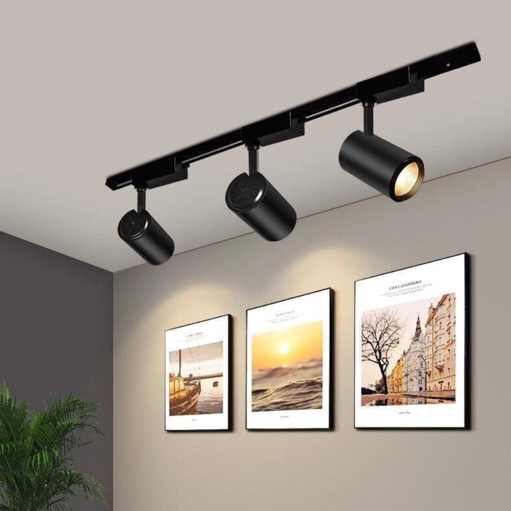 Combo 3 Đèn rọi Ray COB Mini 10W, 20W và 1 Thanh Ray Trang Trí Mọi Không Gian Siêu Sáng, Siêu Bền