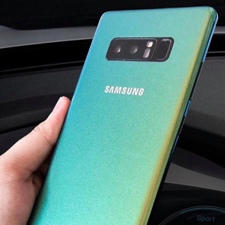 Tấm Dán Skin FULL Viền màu Chameleon Green Note8 Note9 Note10 Note10+ Note10Lite ZFlip S20 S20Ultra S20+ S10
