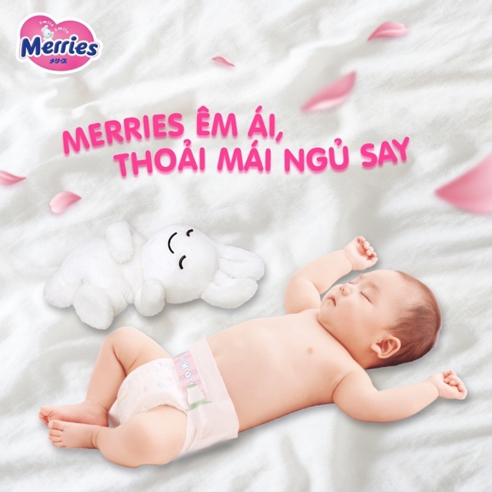 [XẢ KHO] Tã Bỉm Merries Dán/Quần Nội Địa Nhật NB76/S70/M68/L58/M64/L50/XL44/XXL28(Cộng Miếng)