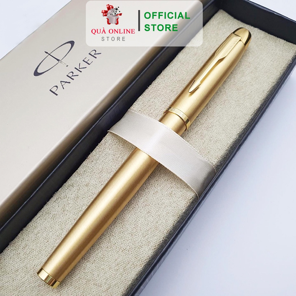 BÚT PARKER CHÍNH HÃNG VÀNG GOLD CAO CẤP [MIỄN PHÍ KHẮC TÊN - LOGO] BÚT KÝ CAO CẤP [RẺ VÔ ĐỊCH]