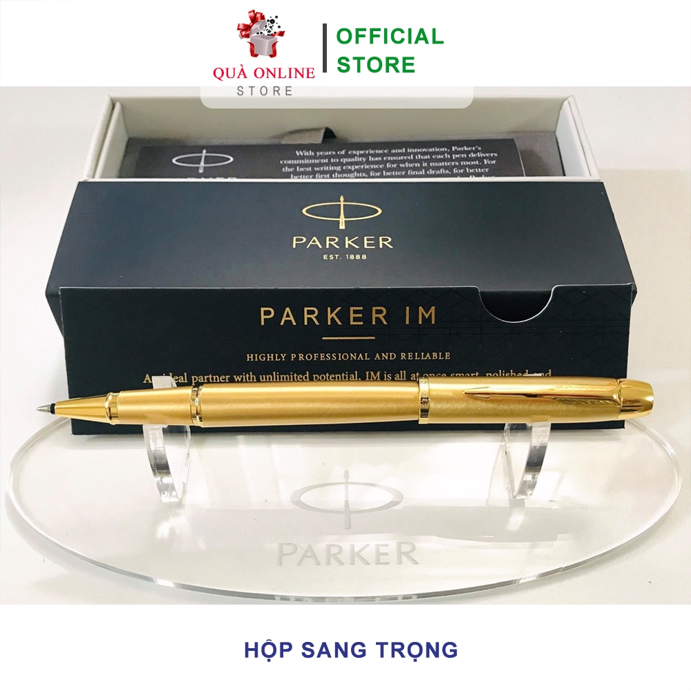 BÚT PARKER CHÍNH HÃNG VÀNG GOLD CAO CẤP [MIỄN PHÍ KHẮC TÊN - LOGO] BÚT KÝ CAO CẤP [RẺ VÔ ĐỊCH]
