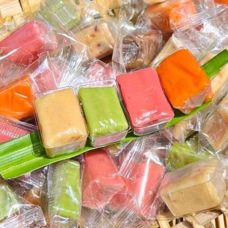 ( ĐẶC SẢN BẾN TRE) 1KG KẸO DỪA SÁP THẬP CẨM 9 VỊ KIÊN LONG- ĐẶC SẢN BẾN TRE SHOP