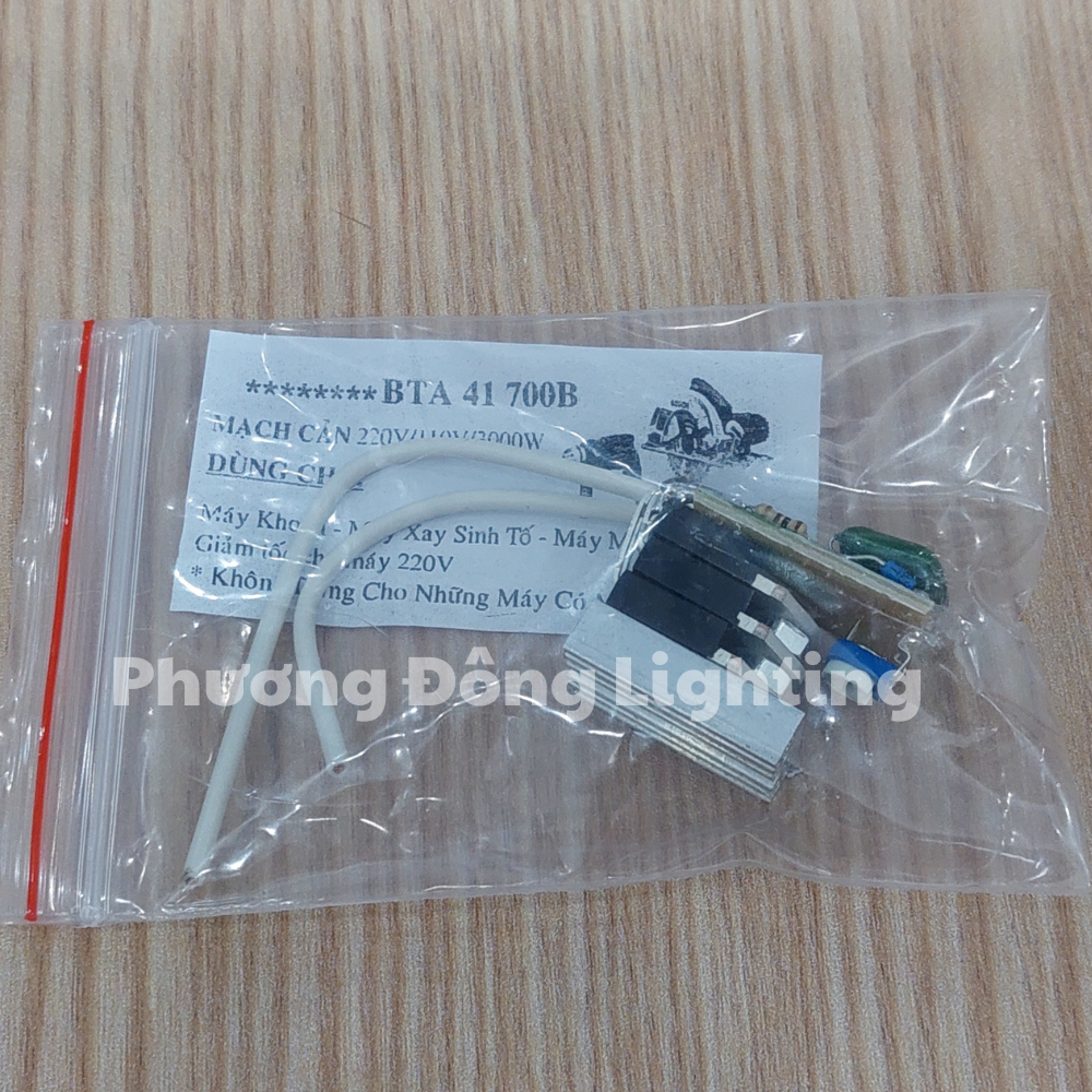 Mạch cản 3IC BTA 41 700B Cản điện 220V ra 110V - 3000W Loại Tốt