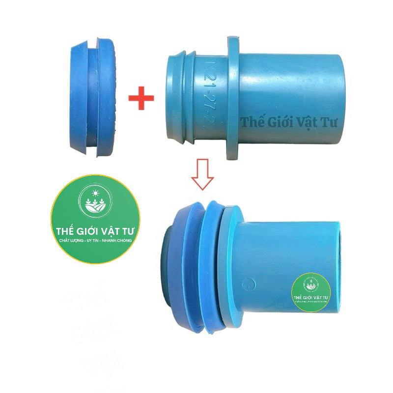 10 KHỞI THỦY NHỰA PVC 21MM-27MM KÈM RON CAO SU | Shopee Việt Nam