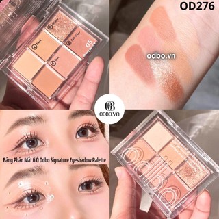 BẢNG MẮT ODBO Signature Eyeshadow Palette (6 Ô) Nhũ Lì, OD276, Trong Suốt, Tông Thái Lan Tự Nhiên 4.8g MOMOKOcosmetics