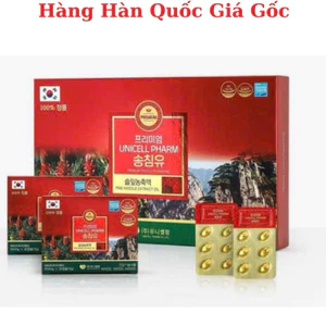 Tinh dầu thông đỏ PREMIUM UNICELL PHARM PINE Hàn Quốc, Hộp 180 viên x 500mg