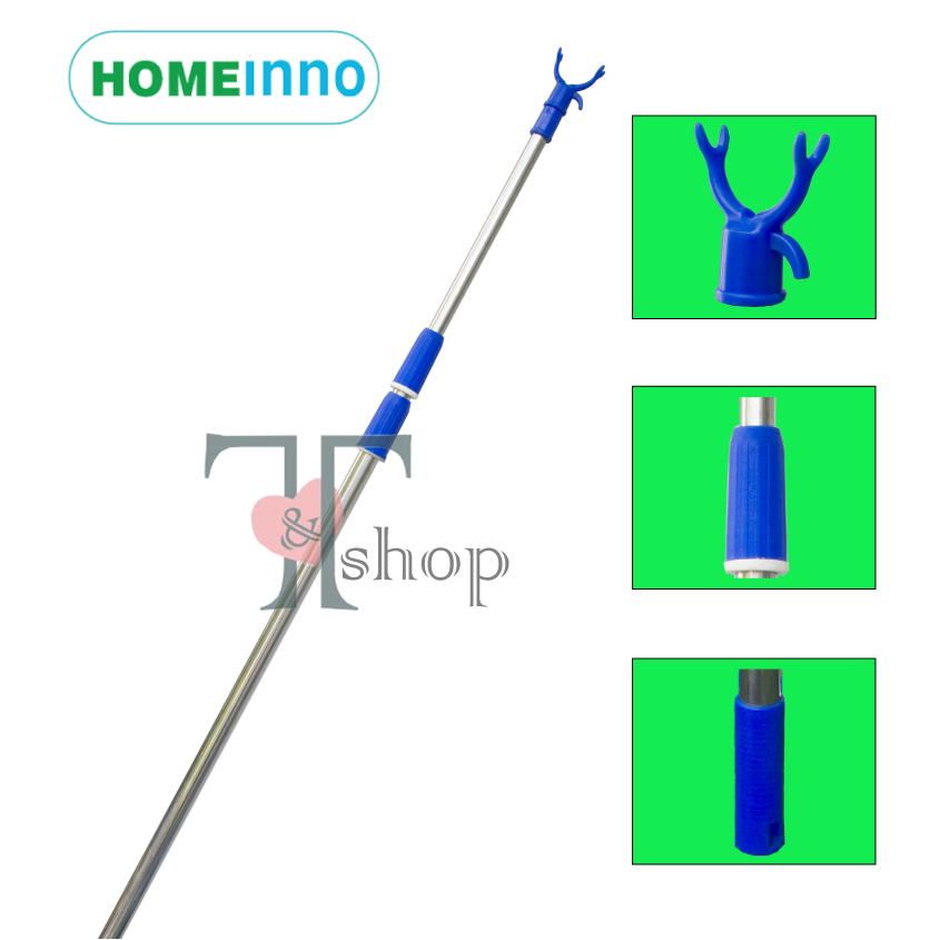Cây Gậy Móc Treo/Lấy Đồ, Quần Áo Trên Cao Homeinno Cán 1m4/2m/3m/4m