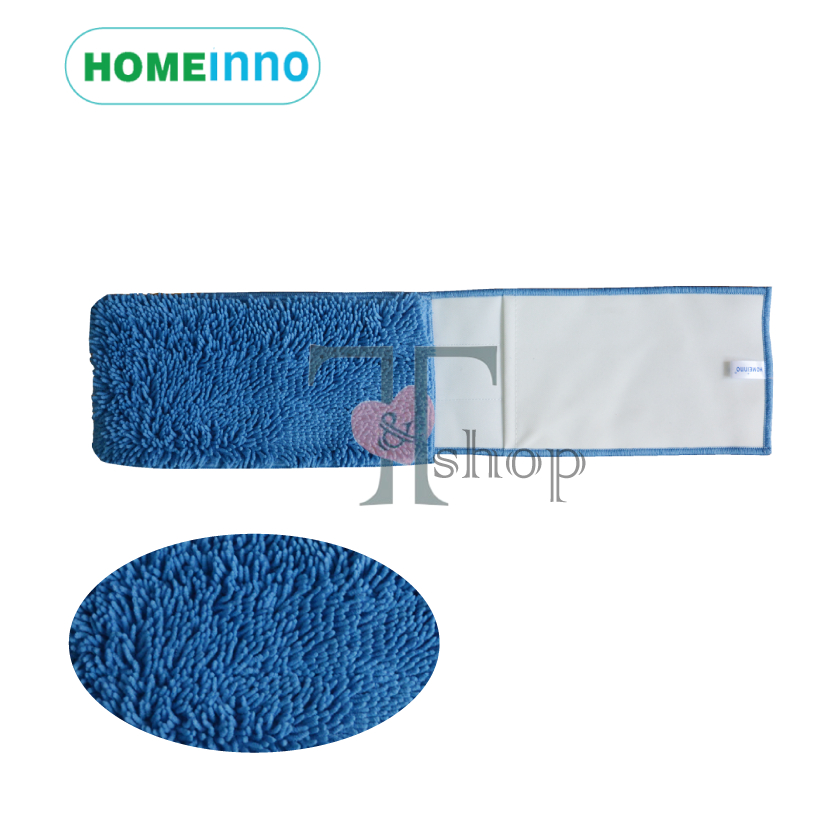 Cây Lau Nhà Inox San Hô Bản Lau 90cm Homeinno Cán Tăng Đơ Thu Ngắn 90- Dài Ra q145cm