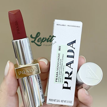 [Full Box] Son thỏi Prada Monochrome Soft Matte/Hyper Matte/Balm dưỡng