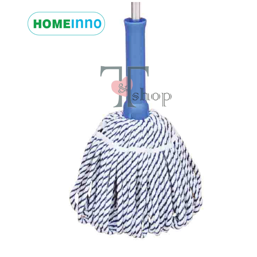 (KHÔNG CÂY, KHÔNG ĐẦU NHỰA) Bông Lau Nhà Thay Thế Cây Vắt Tự Hãm Trợ Lực Tròn hoặc Vuông Homeinno
